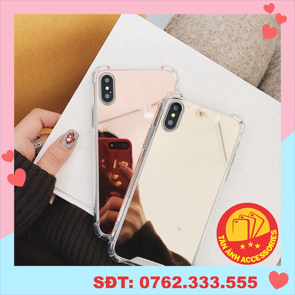 Ốp điện thoại - Ốp lưng iphone Gương chống sốc 5/5s/6/6s/6plus/6s plus/7/8/7plus/8plus/x/xs/xs max/11/11promax