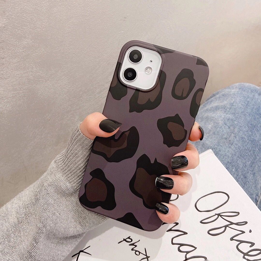 Ốp điện thoại TPU họa tiết da báo cho Iphone 12pro Max 11 Pro Max X Xs Xr Xsmax 7 8 Plus | BigBuy360 - bigbuy360.vn