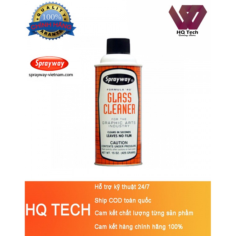 Bình xịt vệ sinh màn hình, ống kính máy ảnh, máy quay phim đa năng Sprayway No.40 (USA)