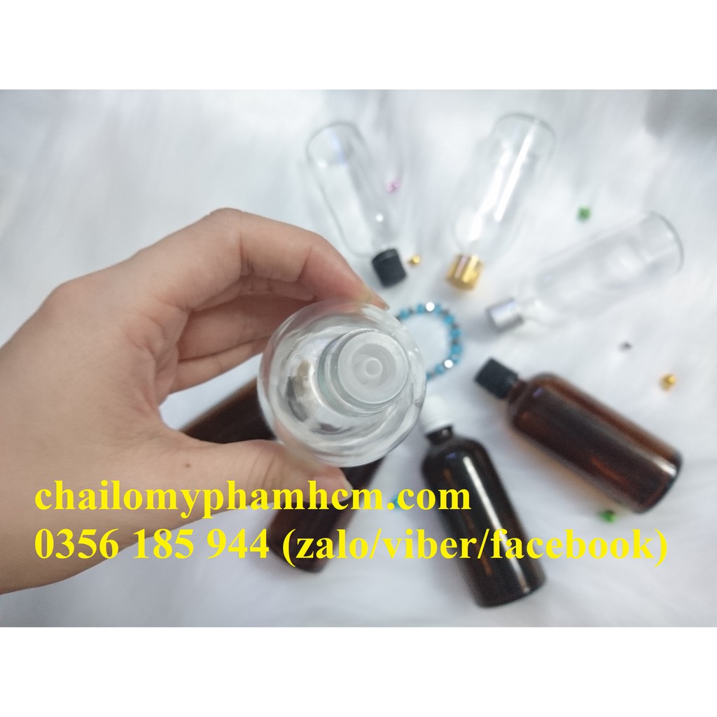 Chai Đựng Tinh Dầu Thủy Tinh 50ml Lọ nhỏ giọt nắp vặn