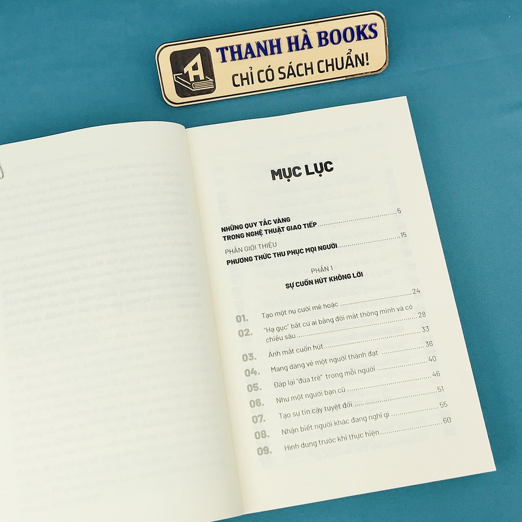 Sách - Nghệ Thuật Giao Tiếp Để Thành Công (Bìa xanh) -92 thủ thuật giúp bạn trở thành bậc thầy giao tiếp- Thanh Hà Books