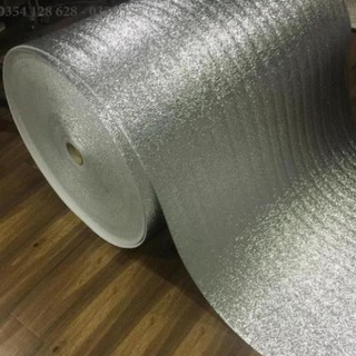 [ 1 mét xốp bạc dày 3.5mm ] Tấm xốp bạc cách nhiệt chống nóng - xốp pe tráng bạc dày 3.5mm