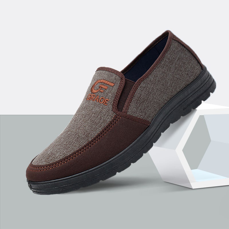 Giày lười vải nam thời trang cao cấp siêu nhẹ thoáng khí