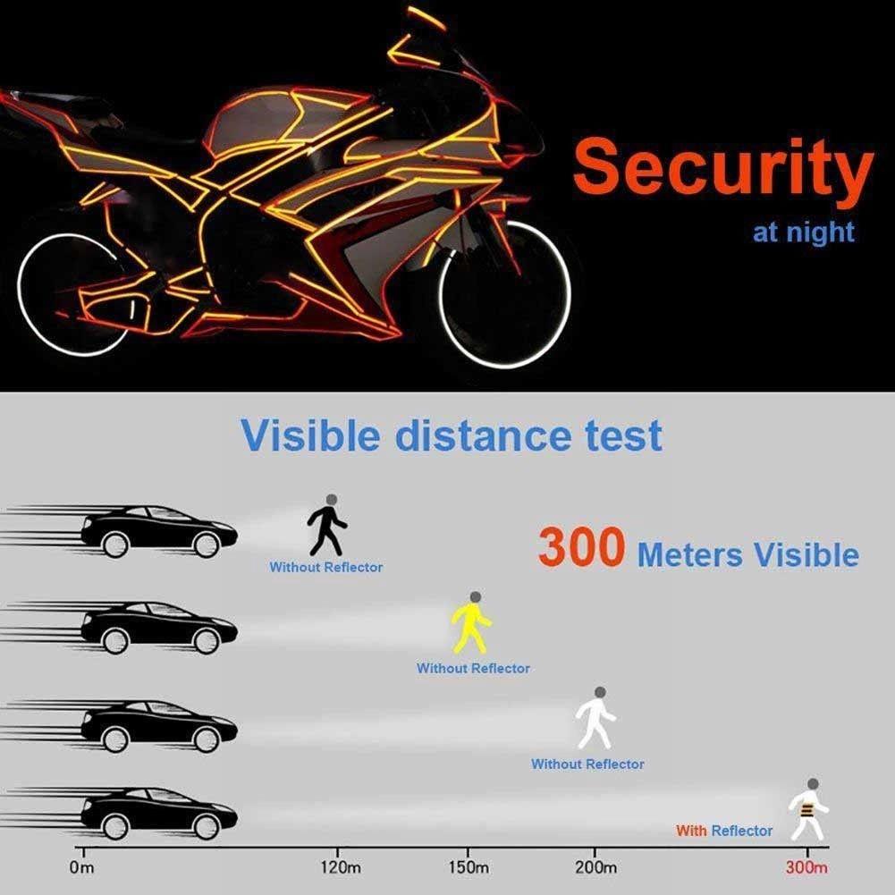 8M Dán phản quang An toàn Ô tô Xe đạp Đi xe đạp Tự làm Băng phản xạ
