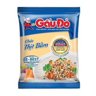 CHÁO GẤU ĐỎ THỊT BẰM