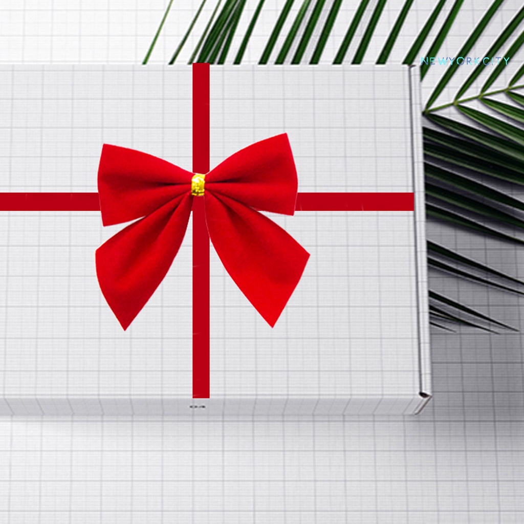 Bộ 12 Nơ Trang Trí Cây Thông Giáng Sinh