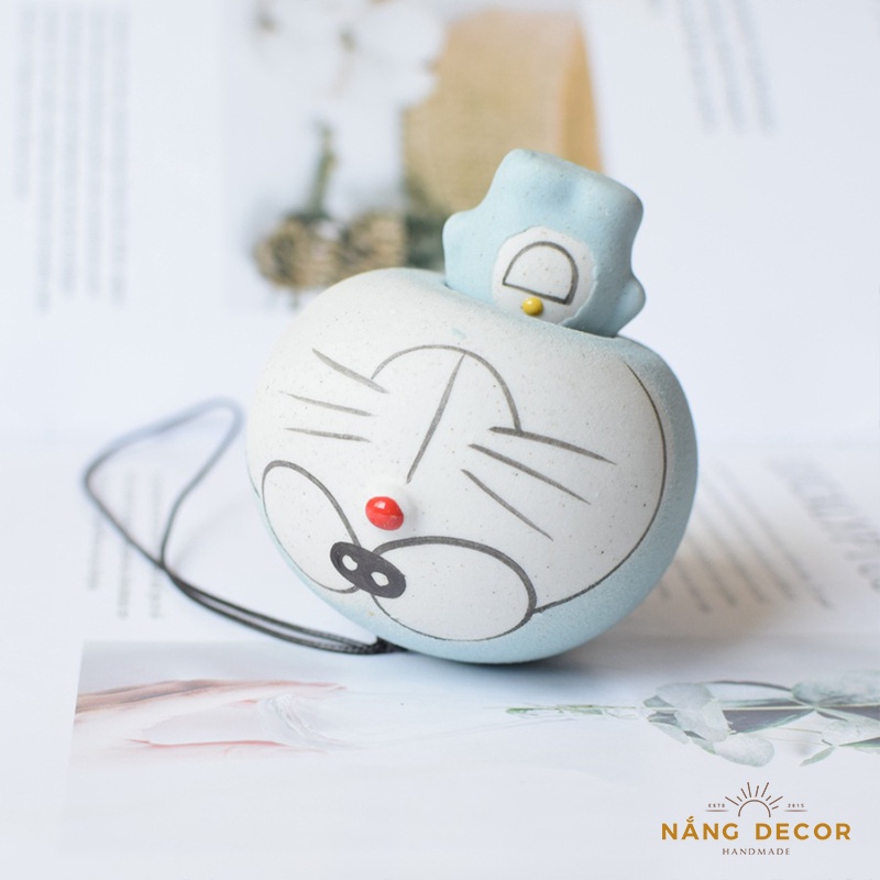 Chuông Gió Doraemon Gốm Sứ Nhật Bản
