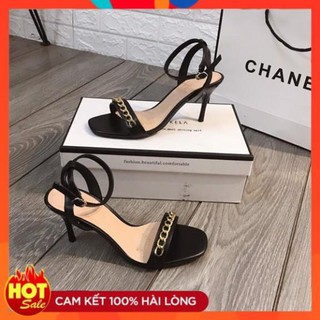 SANDAL CAO GÓT QUAI XÍCH D0023E