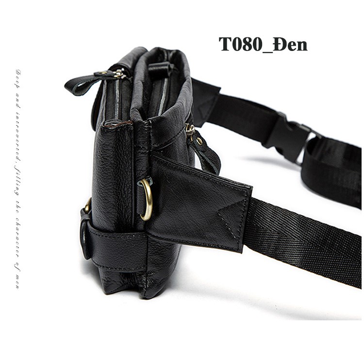 Túi Đeo Hông Da Bò T080 - Thiết Kế Thời Trang - Phong Cách Năng Động | BigBuy360 - bigbuy360.vn