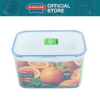 Hộp bảo quản thực phẩm ngăn mát 6500ml BioZone KB-CO6500P