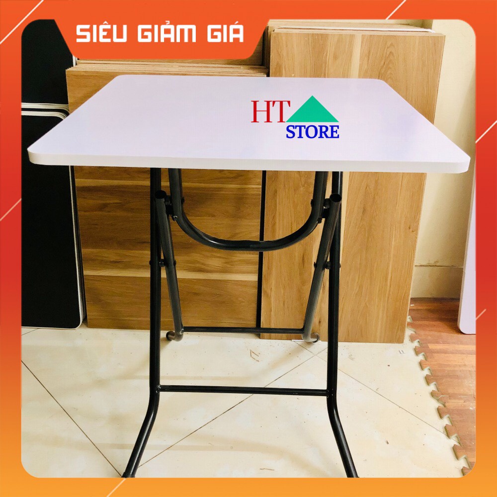 Bàn gấp chân cao 71cm  Đen, trắng, hồng đẹp Đủ Size ,Gấp gọn tiện lợi