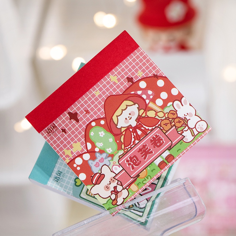 Bộ 50 Tờ sticker 77 Họa Tiết Hoạt Hình Vẽ Tay Trang Trí Thủ Công