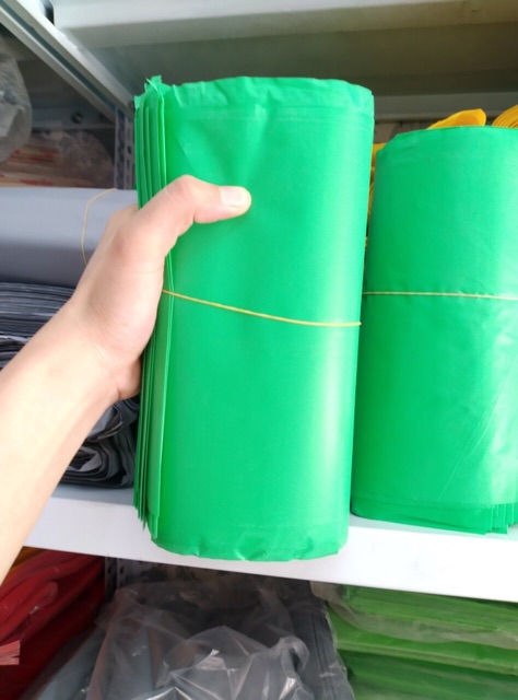 Túi niêm phong gói hàng, túi nilon bóc dán cuộn 100 túi 38x48+4