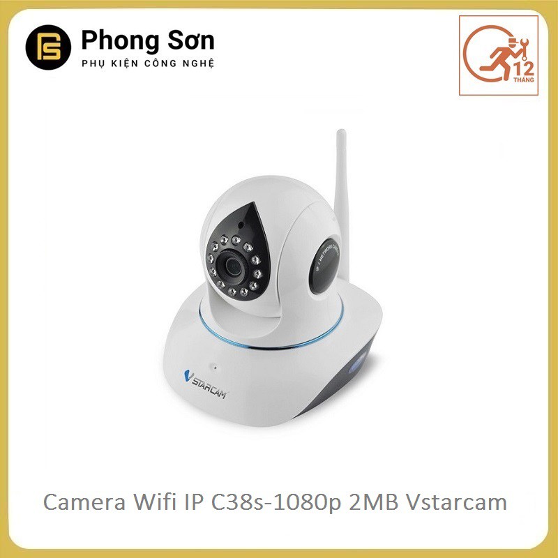 Camera wifi ip trong nhà C38s 1080p 2MB Vstarcam , Bảo hành 12 tháng