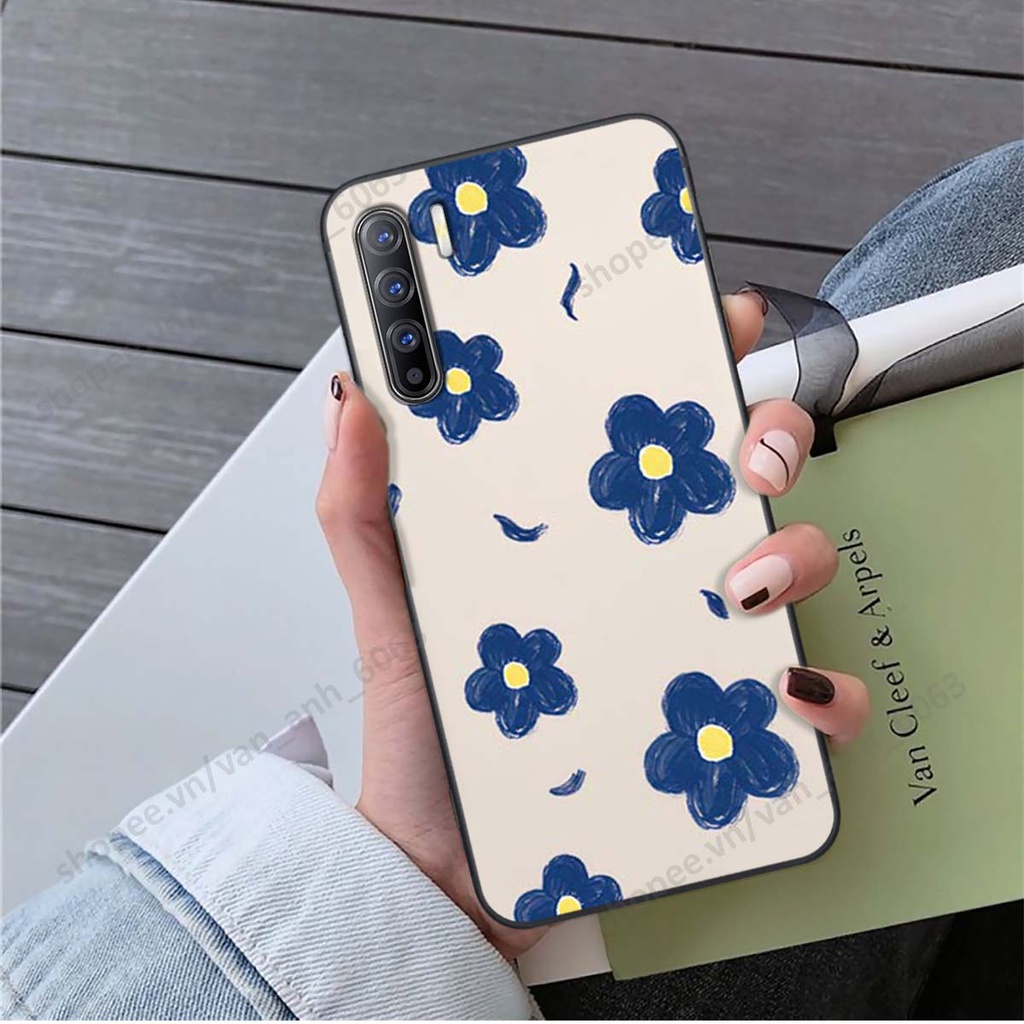 Ốp lưng Oppo Reno3 / Reno3 Pro / Reno 3 in hình hoa, gấu rich bear nghệ thuật, thời trang