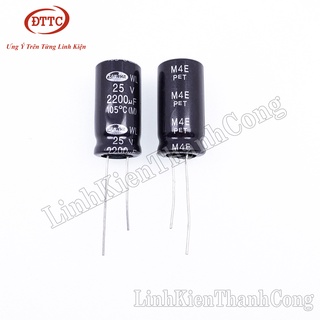 Bộ 5 Chiếc Tụ Hóa 2200uF 25V (13x25mm)