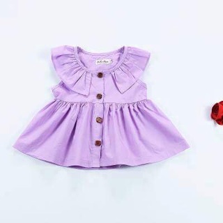 Áo cổ bèo babydoll