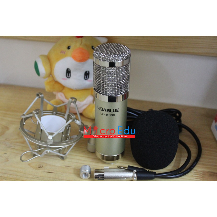 Micro thu âm LibaBlue LD-K660 - Micro Livestream