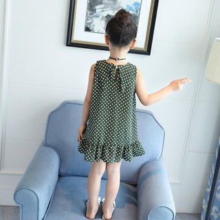 VÁY CHẤM BI BÉ GÁI