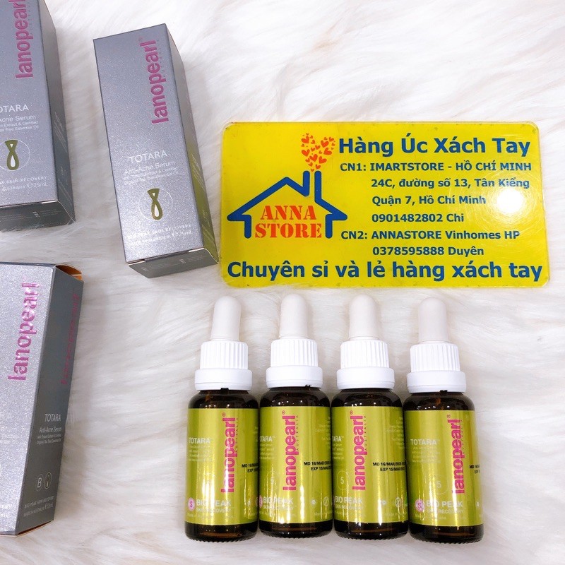 Serum Lanopearl TOTARA cho da mụn Úc