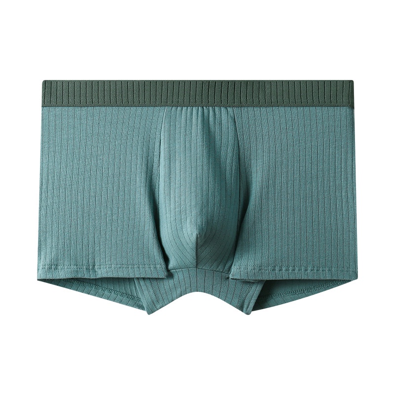 Quần sịp nam,quần lót đùi nam kẻ sọc chất vải cotton pha lụa cao cấp có size to,mềm mịn thoáng khí ZC09A