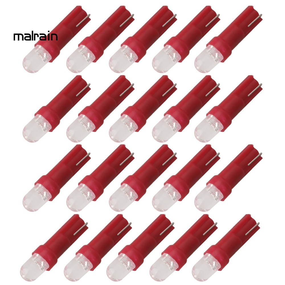 Bộ 20 Đèn Led T5 12v 1 Bóng Cho Xe Hơi