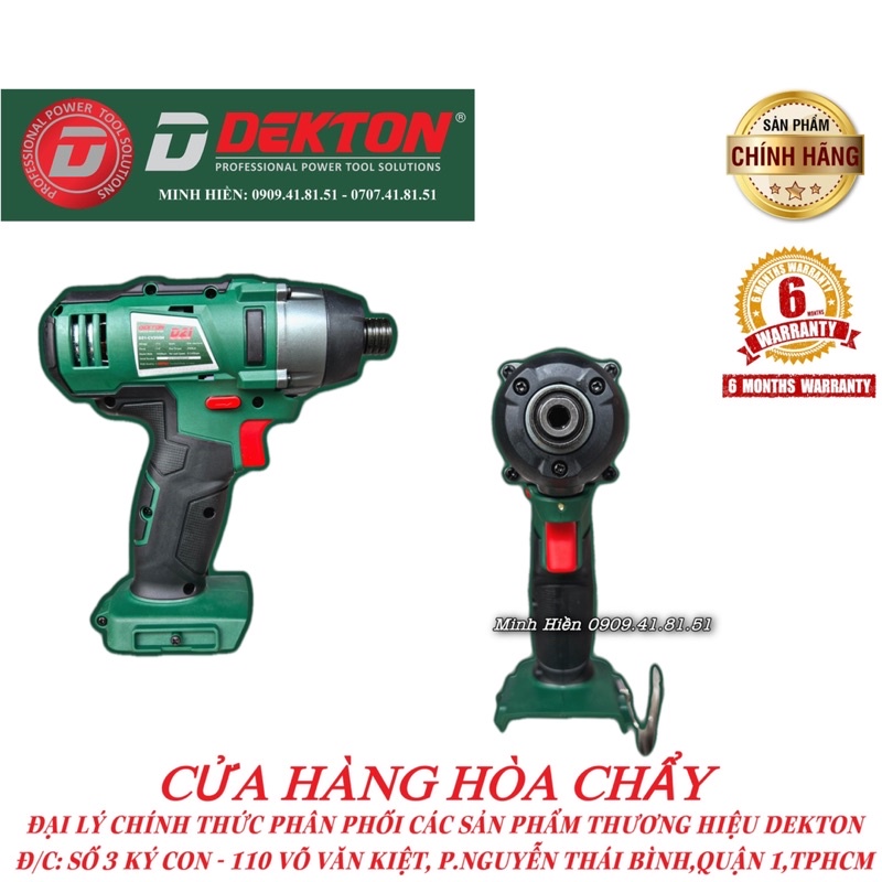 Máy Bắn Vít Dekton 200N.m / D21-CV200N / Dùng Pin D21