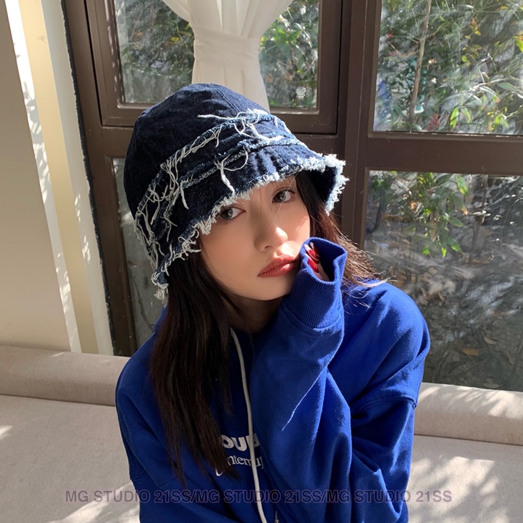 Mũ MG STUDIO bằng denim sành điệu