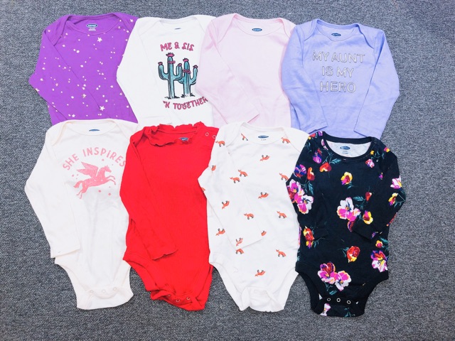[Ngẫu nhiên] Set 10 bodysuit dài tay OldNavy onweb 2019 | BigBuy360 - bigbuy360.vn