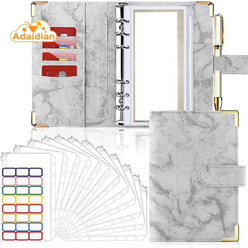 Budget Binder, Budget Binder with Zipper Envelope,Budget Cash Envelope,14 Pieces of Budget Planner with Cash Envelope A