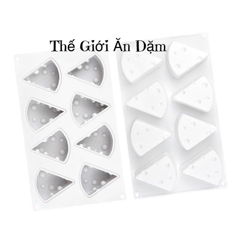 Khuôn Silicon Hình Phô Mai (thegioiandam)