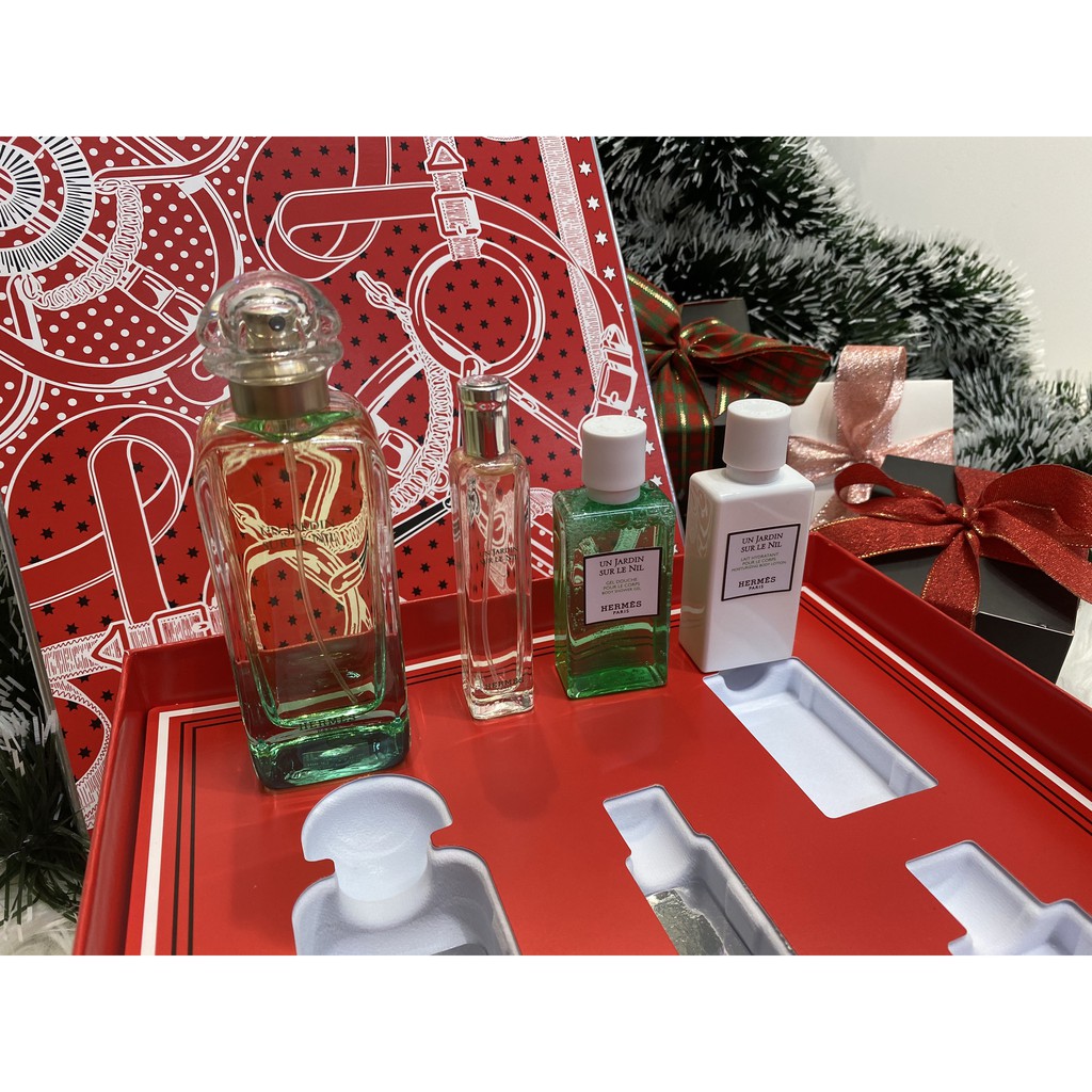 Set nước hoa Hermes Un Jardin Sur Le Nil 4 món | Thế Giới Skin Care