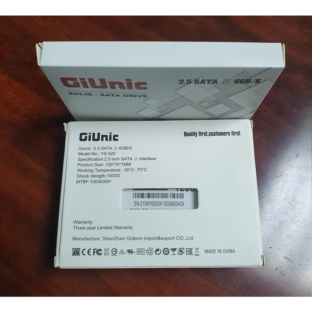 Ổ cứng SSD GiVnic 120G