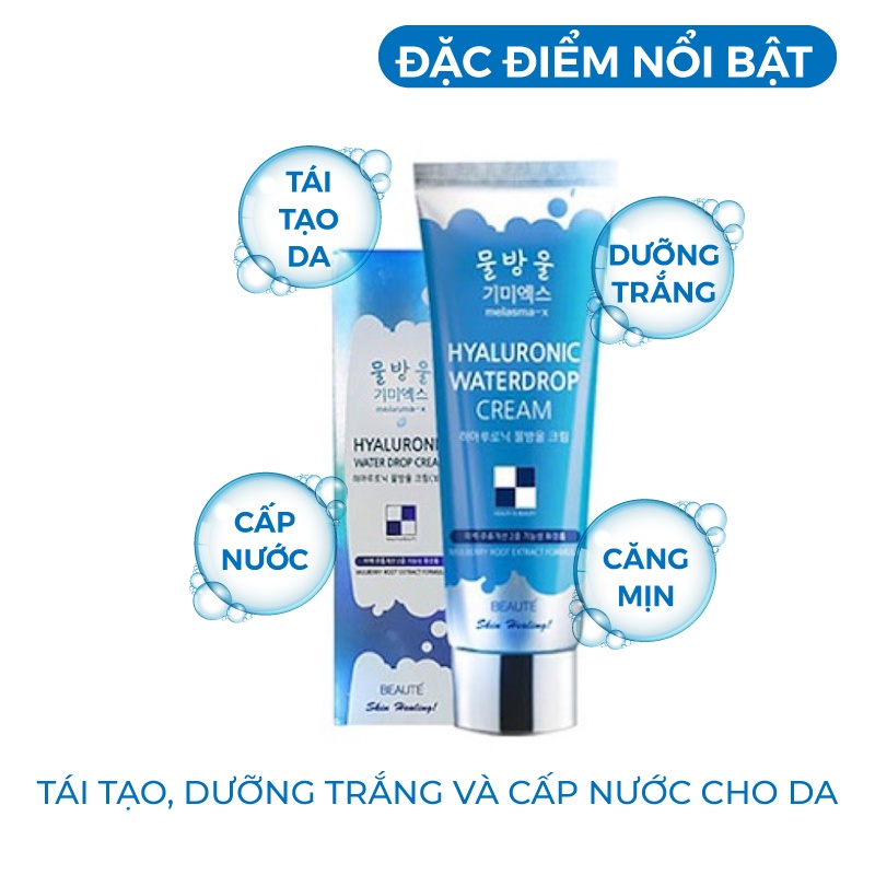 Kem Dưỡng Ẩm -Kem Dưỡng Da Cấp Nước Melasma-X Hyaluronic Water Drop Cream Hàn Quốc 80ml