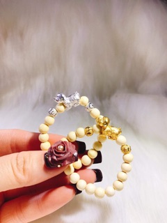 Vòng dâu tằm charm 12 con giáp.