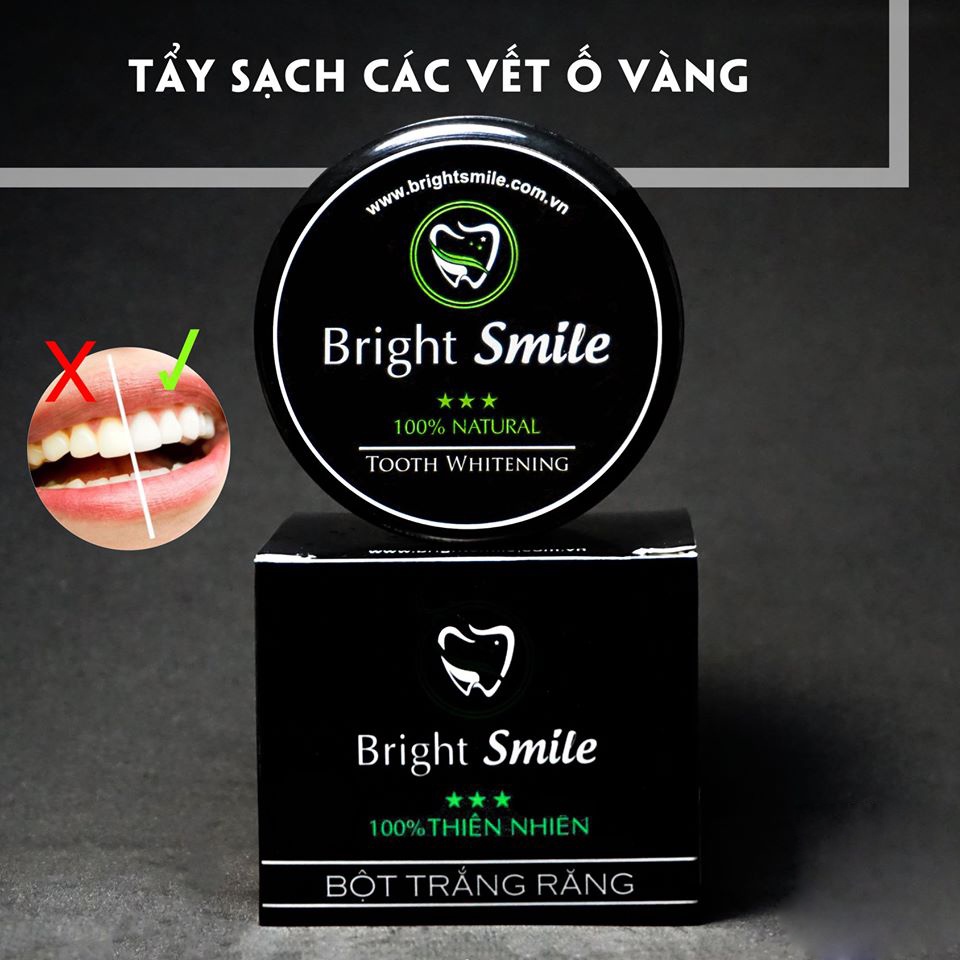 Bột Trắng Răng Than Hoạt Tính Bright Smile