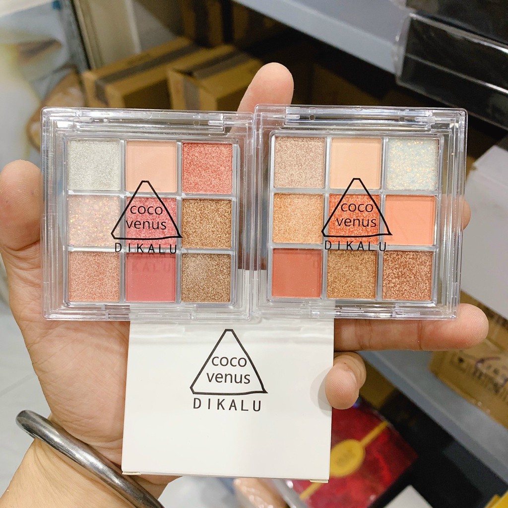 Phấn Mắt DIKALU COCO VENUS 9 Ô Màu Nhũ Lấp Lánh | BigBuy360 - bigbuy360.vn