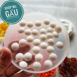 Viên kích trắng nhiều màu