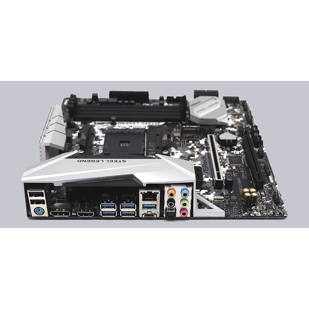 Mainboard Asrock B450M Steel Legend qua sử dụng. Bo mạch chủ ASRock B460M Steel Legend