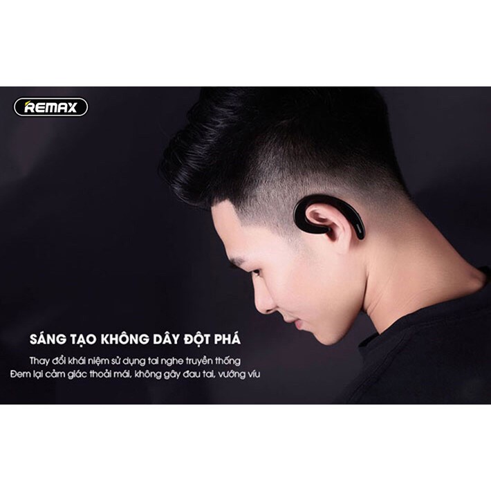 [ Tai nghe Bluetooth dẹt siêu mỏng Remax RB-T20 - Bảo Hành 12 Tháng