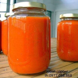 Hủ thủy tinh tròn, miệng rộng, thân to 850ml nắp thiếc