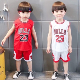 Bộ sát nách thể thao bé trai