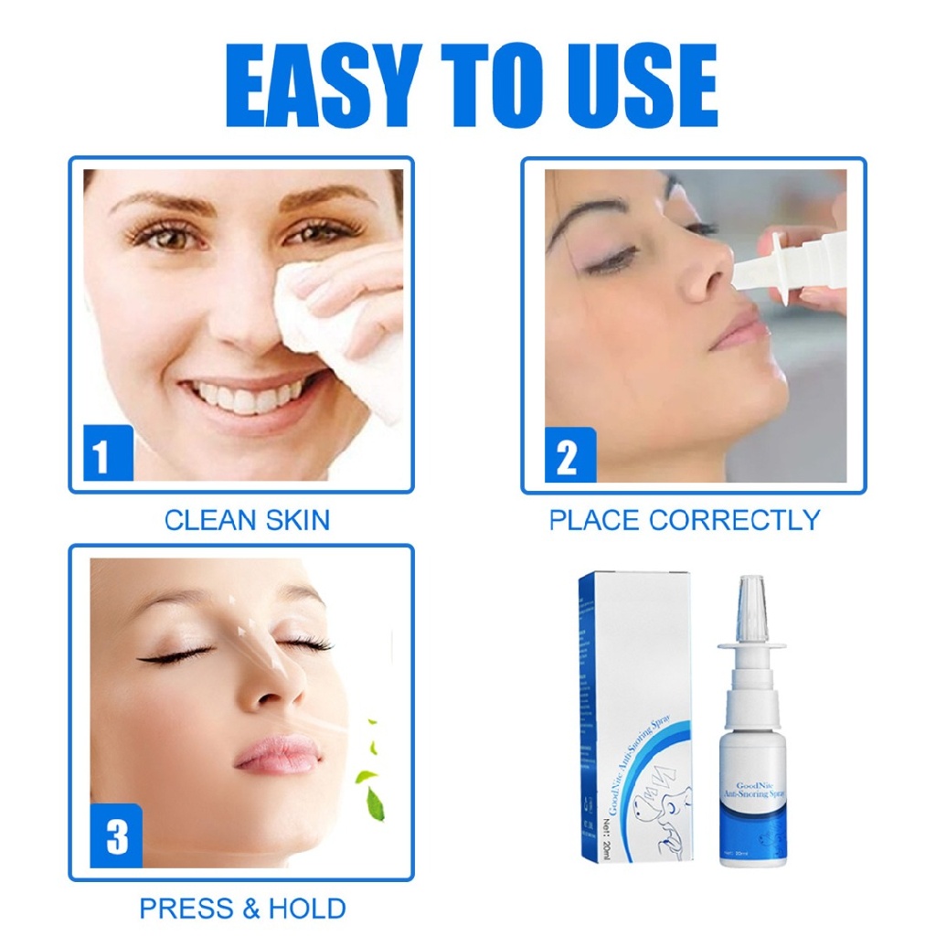 [Hàng mới về] Chai xịt chống ngáy ngủ làm giảm hắt hơi 20ml