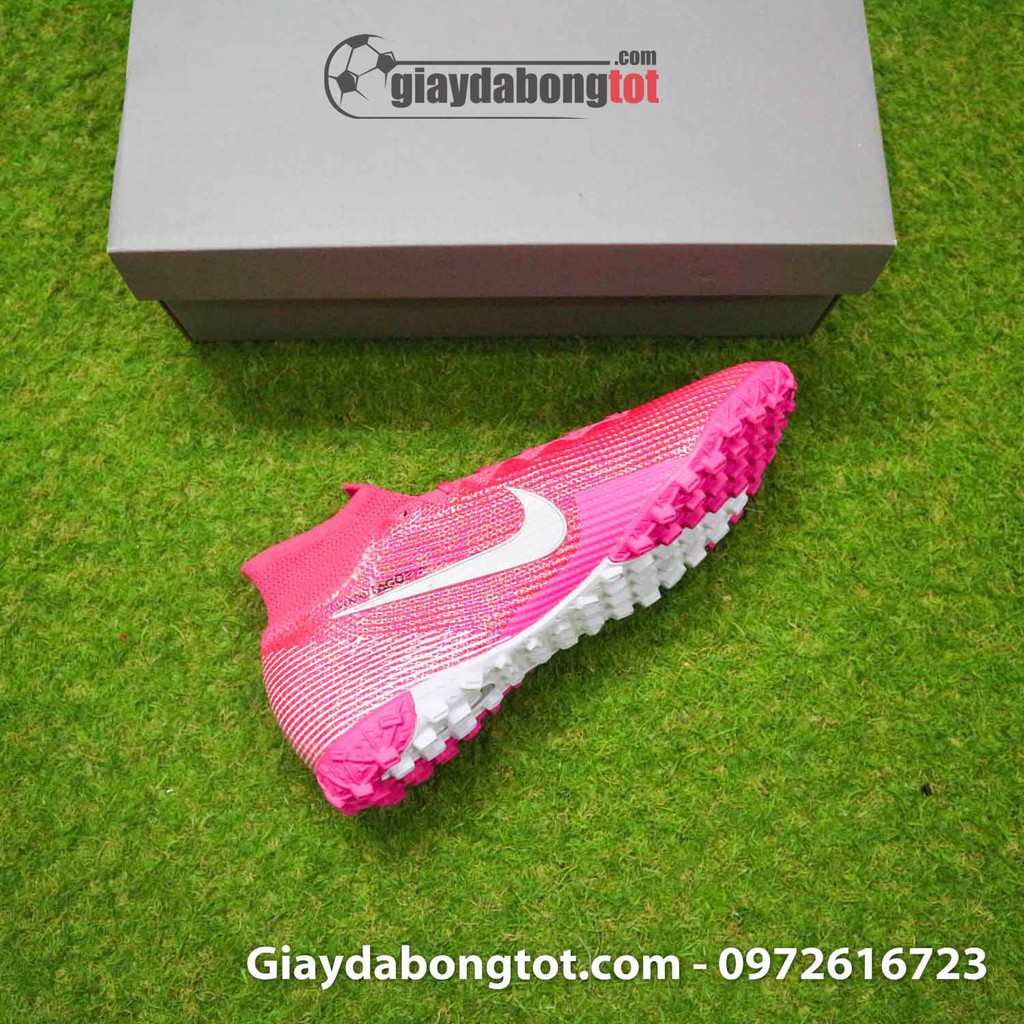 Giày Mercurial Superfly 7 Elite TF Mbappé cao cổ | [Ảnh thật 100%] [Shop uy tín] [Tặng tất]