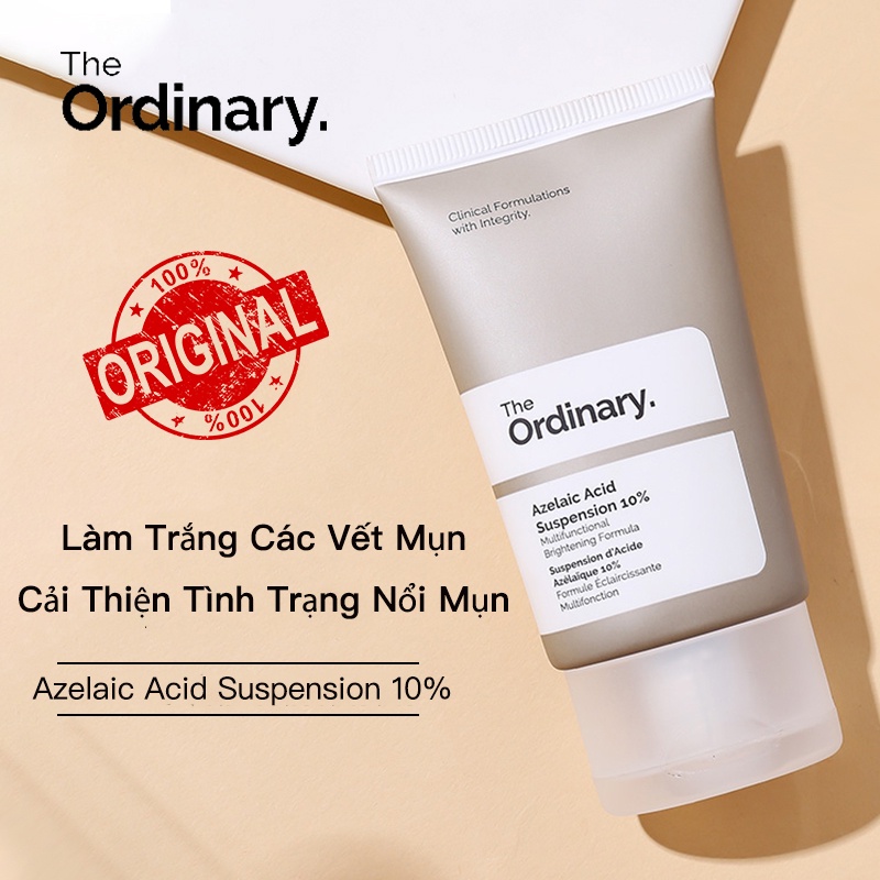 The Ordinary Kem Chấm Mụn Axit Azelaic Suspension 10% Xóa Sẹo/ Làm Trắng Da 30ml