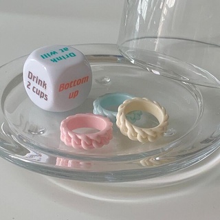 Nhẫn màu kẹo ngọt Modleaf Candy set ring Hàn Quốc