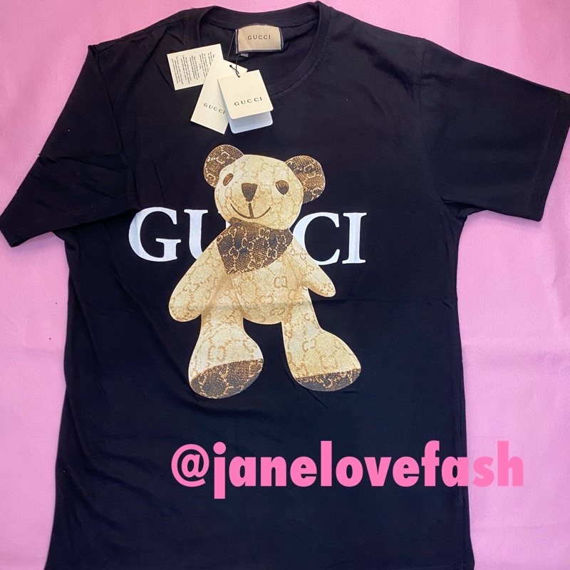 Quần Áo OVERSIZE Gucci | Quần Áo Có Thương Hiệu | Quần Áo Gấu Ngoại Cỡ | Áo Thun Oversize Cá Tính Trẻ Trung | Áo Thun Thời Trang Trẻ Trung Cho Nữ