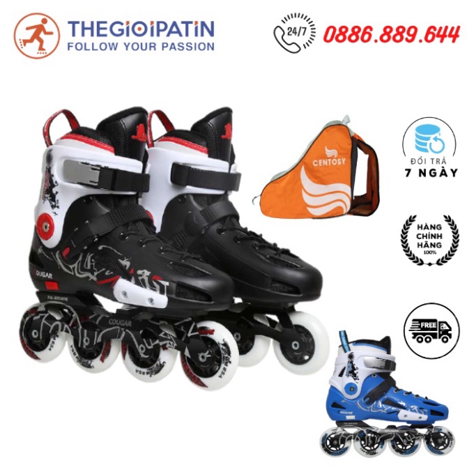 Giày Trượt Patin Người Lớn Cougar 307,  Giày patin chính hãng