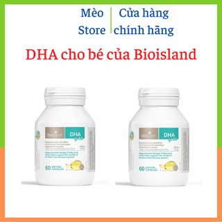 Dha cho bé úc, dha bioisland cho bé từ 6 tháng trở lên 60 viên - hàng nội địa úc, có tem chemist