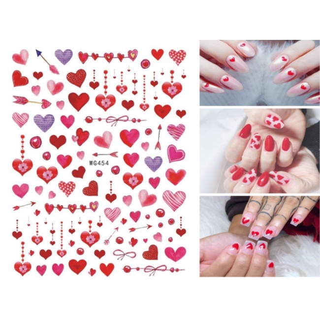 sticker trang trí nail